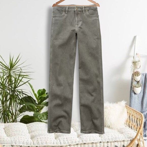 AEO Grey Stovepipe Jeans - Picture 7 of 10